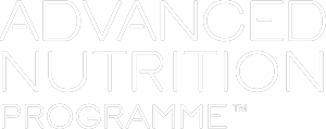 advanced nutrition programme logo white